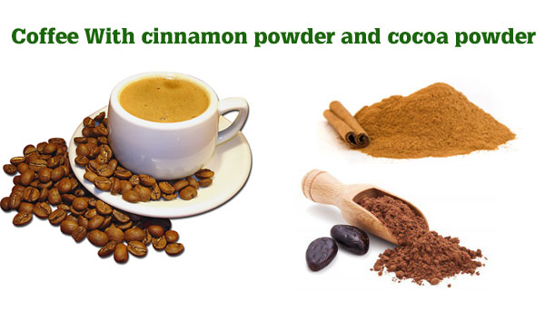 healthy coffee cinnamon cocoa