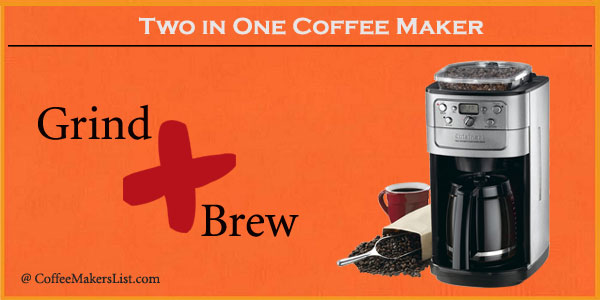 Grind and Brew coffee brewing